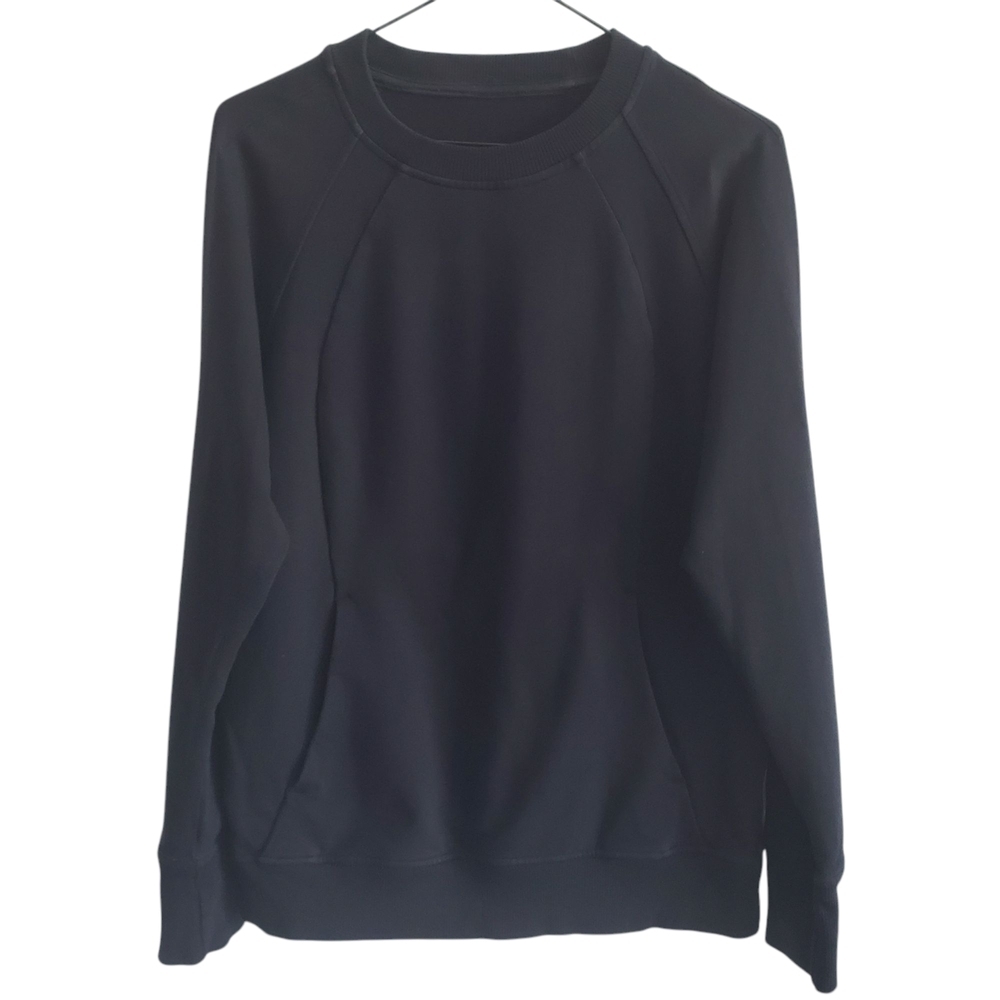 Lululemon Black Scuba Crew Pullover Sweatshirt Size 8 - Picture 3 of 7